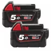 Набір акумуляторів MILWAUKEE, M18 B52 (5Аг)(M18 В5 - 2шт) - 1