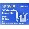 Фреза V-подібна 90° S&R - 2