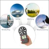 Анемометр крильчастий USB, Bluetooth 0,3-30 м/с, -10-45 °C WINTACT WT87B - 4