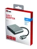 Хаб Trust Dalyx 3-in-1 USB-С > USB-А 3.2/USB-С/HDMI, Алюміній, 0.1м, чорний - 13