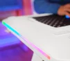 Стіл Trust GXT 709W LUMINUS, (120х74см), RGB, білий - 7