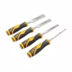Стамеска Tolsen Профі, 6-13-19-25мм, 125мм, CrV, набір 4шт - 4