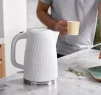 Електрочайник Russell Hobbs Honeycomb 1.7л, пластик, білий - 7