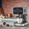Кавоварка Russell Hobbs ріжкова Distinctions 1.1л, мелена + чалди, чорно-сріблястий - 2