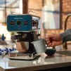Кавоварка Russell Hobbs ріжкова Distinctions Ocean 1.1л, мелена + чалди, синьо-сріблястий - 2