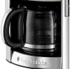 Кавоварка Russell Hobbs крапельна Luna Stone, 1.5л, мелена, LED-дисплей, підігрів чашок, чорно-сріблястий - 4