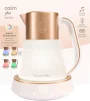 Електрочайник Russell Hobbs Calm, 1.7л, скло, біло-мідний - 2