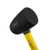 Молоток гумовий S & R 55ммх450г чорний - 3