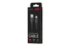 Кабель USB-A > USB-C заряджання/синхронізації 2E 1м, Type-C, Glow, чорний - 4