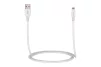 Кабель USB-A > Lightning заряджання/синхронізації 2E 1м, Glow, білий - 4