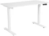 Стіл комп'ютерний 2E СЕ120W-MECHANIC, регулювання висоти, механіка,  72/120х120x60см, білий - 10