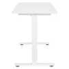 Стіл комп'ютерний 2E СЕ120W-MOTORIZED, регулювання висоти, електропривiд 220В, 73/118х120x60см, білий - 3