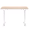Стіл комп'ютерний 2E СЕ218D-MOTORIZED, регулювання висоти, електропривід 220В, (USB-A/USB-C), 72/120х118x60см, бежевий - 2