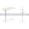 Стіл компактний  2E CE710WL, 710x400мм, регульована висота, біло-бежевий - 1