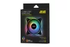 Корпусний вентилятор 2E GAMING F120OI-ARGB, 120мм, 1200rpm, 3pin, 3pin +5VARGB, 25.3dBa, чорний - 3