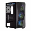 Корпус 2E GAMING Aruba G3313B, без БЖ 1xUSB3.0, 2xUSB2.0, 5x120мм ARGB, VGA 300мм, LCS ready, HUB, TG Side Panel, ATX, чорний - 1