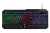 Клавіатура мембранна 2E GAMING KG315 110key, USB-A, EN/UA, RGB, чорний - 1