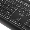 Клавіатура мембранна 2E KS120 104key, USB-A, EN/UK, White LED, чорний - 12