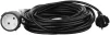 Подовжувач мережевий 2E 1хТип C, 2х1мм кв, 10A, 10м, чорний - 5