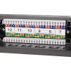 Патч-панель 2E САТ 6, UTP, 19", 1U, 24 порти, зібрана - 5