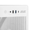 Корпус 2E Credo V285W без БЖ, 1xUSB3.0, 1х USB 2.0, 1xUSB Type-C, 1x120мм, VGA 300мм, mATX, білий - 6
