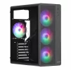 Корпус 2E GAMING Credo Plus V510B без БЖ, 1xUSB3.0, 1х USB 2.0, 1xUSB Type-C, 4x120мм RGB Rainbow, VGA 310мм, TG Side Panel, ATX, чорний - 1