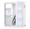 Корпус 2E GAMING Credo Plus V510W без БЖ, 1xUSB3.0, 1х USB 2.0, 1xUSB Type-C, 4x120мм RGB Rainbow, VGA 310мм, TG Side Panel, ATX, білий - 1