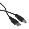 Кабель USB-A > USB-B (AM/BM) синхронізації 2E 1.8м, чорний - 3