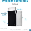 Чохол для ноутбука HP, Reversible Protective, 15", неопрен, чорний/сірий - 6