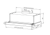 Витяжка Faber телескопічна, 60см, 580м.куб/год, TLSC X A60 2LS, нерж - 9