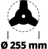 Ніж для тример-коси Einhell Agillo 255мм - 4