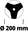 Ніж для тример-коси Einhell Agillo 200мм - 2