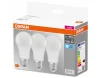 Набір ламп 3шт OSRAM LED E27 13Вт 4000К 1520Лм A60 - 1