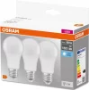 Набір ламп 3шт OSRAM LED E27 13Вт 4000К 1520Лм A60 - 3