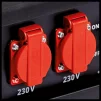 Генератор бензиновий Einhell TC-PG 25/1/E5, 230В, 2.1/2.4кВт, ручний стартер, 37кг - 5