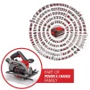 Пила дискова акумуляторна Einhell TP-CS 18/165 Li BL-Solo 18В 5000об/хв 165х20мм 2.95кг без АКБ та ЗП - 12