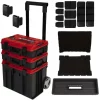 Модульна система для інструменту Einhell E-Case Tower, на коліщатках, 3 ящики модуля, 64.5х48х42.5см - 1