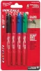 Маркер Milwaukee InkZAll синій/червоний/зелений/чорний, набір 4шт - 10