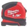 Рулетка Milwaukee Pro Compact C8-26/25, 8мх16мм, з фіксатором змотування, АБС-пластик - 4