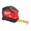 Рулетка Milwaukee Tape Measure Autolock, 8мх25мм, з фіксатором змотування, АБС-пластик - 1