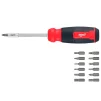 Викрутка Milwaukee, 14 насадок, руків'я двокомпонентне, Hex, PH, SL, PZ, Torx, сталь CrV - 1
