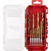 Набір свердел по металу Milwaukee RedHEX Shockwave HSS-TiN, 3-10мм, кейс, 10шт - 8