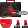 Пила ланцюгова акумуляторна Milwaukee M12 FUEL FHS-602X 12В 2х6А·год шина 15см кейс 1.9кг - 2