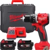 Шурупокрут-дриль акумуляторний Milwaukee M18 BLDDRC-402C 18В 2х4А·год 60Нм 550·1700об/хв ЗП M12-18C кейс 1.5кг - 1