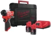 Гвинтоверт ударний акумуляторний Milwaukee M12 FID2-202X 12В АКБ 2х2А·год 170Нм 0-4000об/хв 1/4" жилет кейс - 14