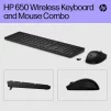 Комплект клавіатура та миша HP 650, WL, EN/UK, чорний - 6