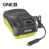 Зарядний пристрій Ryobi ONE+ RC18118C 18В 1.8А живлення від автомобільної мережі 12В - 1