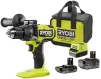 Шурупокрут-дриль ударний акумуляторний Ryobi ONE+ HP RPD18X-242S 18В 1х2А·год 1х4А·год ЗП 95Нм 500·2100об/хв 1.3кг сумка - 6