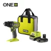 Шурупокрут-дриль акумуляторний Ryobi ONE+ RDD18-1C20S 18В 1х2А·год ЗП 52Нм 450·1750об/хв 1.1кг сумка - 1
