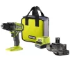 Шурупокрут-дриль акумуляторний Ryobi ONE+ RDD18-2C415S 18В 1х4А·год 1х1.5А·год ЗП 52Нм 450·1750об/хв 1.3кг сумка - 1